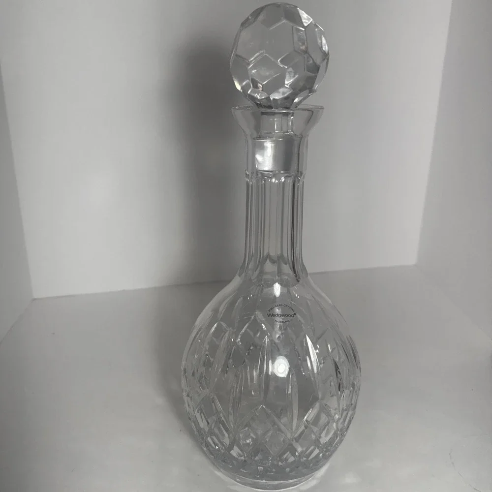 Wedgwood Full Lead Crystal Decanter Stopper Vintage‎ 13